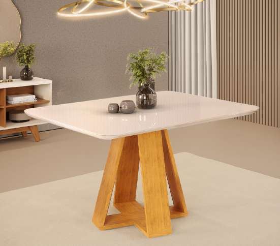 Mesa Celeste 1,60 c/ Vidro / Mesa Celeste 1,20 c/ Vidro