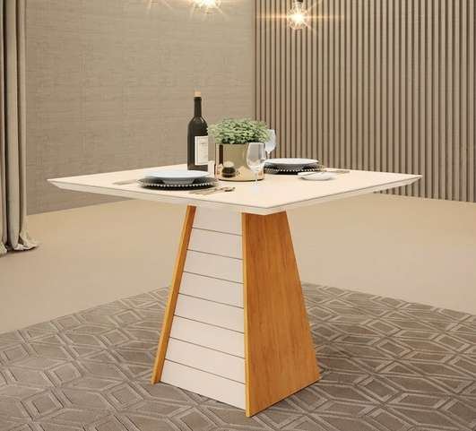 Mesa Celeste Redonda c/ Vidro