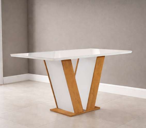 Mesa Qatar 1,60 c/ Vidro / Mesa Qatar 1,20 c/ Vidro